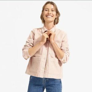 Everlane Corduroy Chore Jacket in Dusty Lilac